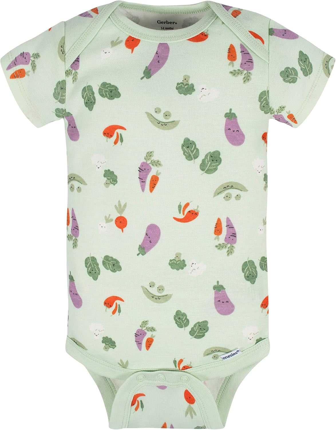 Gerber Baby 8-Pack Short Sleeve Onesie Bodysuits