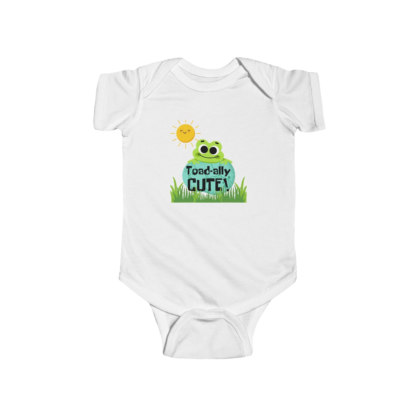 Cute Infant Bodysuit with Froggy Design - Adorable Baby Outfit, Newborn Gift, Spring Celebration, Baby Shower, Toddler Clothing