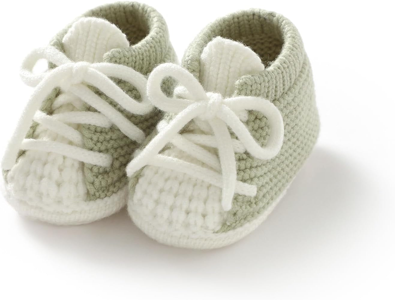 Dovfanny Baby Booties Newborn Baby First Shoes Cozy Warm Knit Soft Booties for Toddler Infant Boy Girl