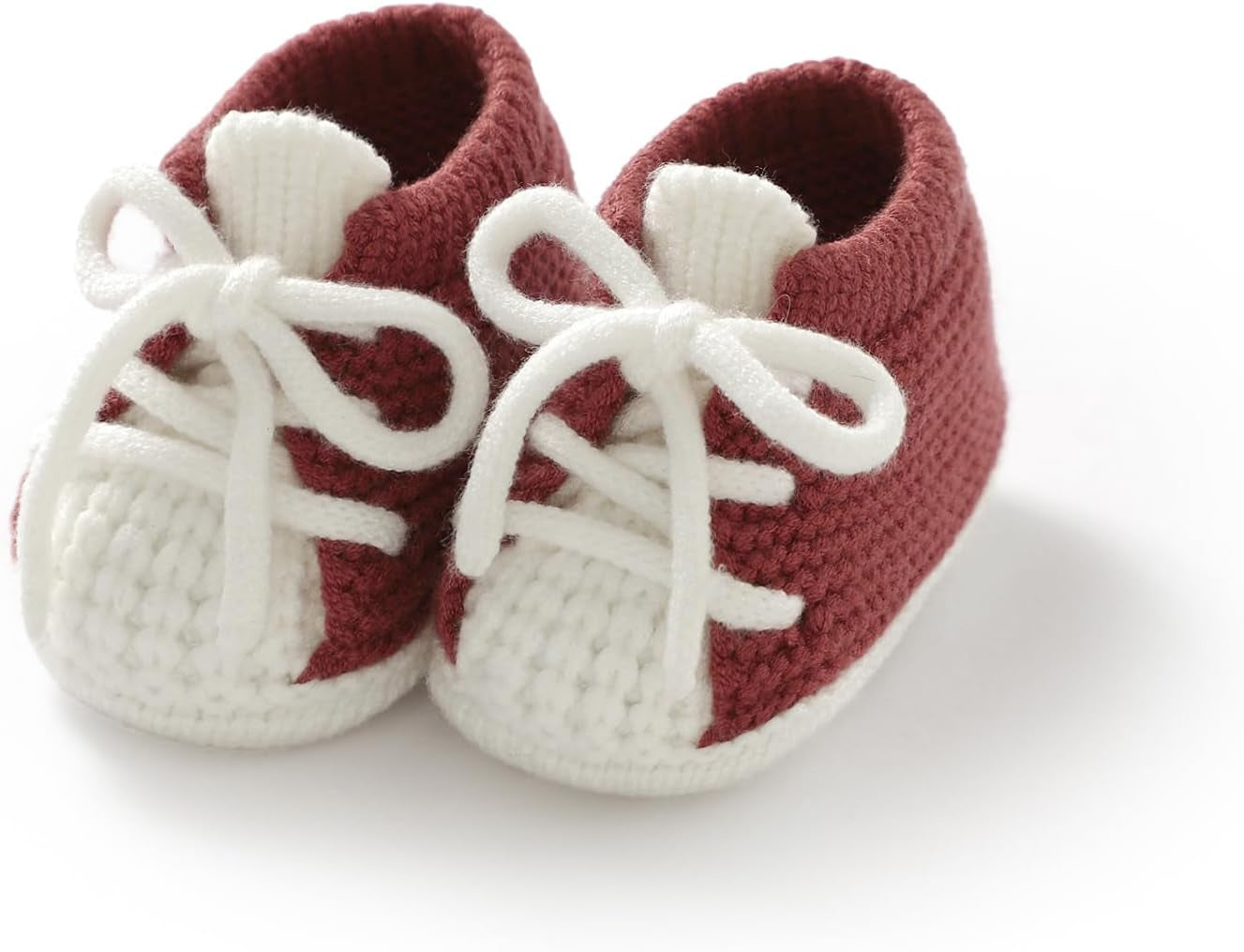 Dovfanny Baby Booties Newborn Baby First Shoes Cozy Warm Knit Soft Booties for Toddler Infant Boy Girl